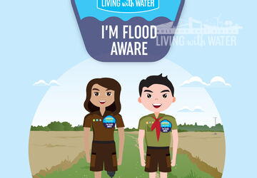 Living With Water launches guides, brownie and scout badge